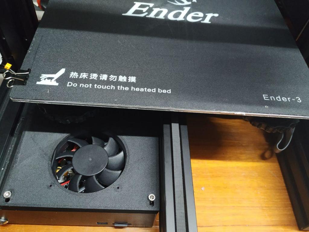 Ender 3 Mainboard Cover 60mm Fan