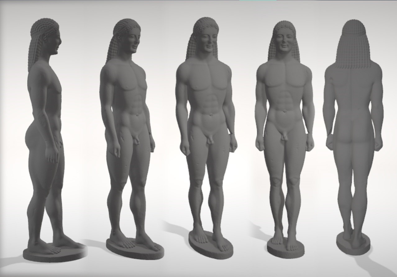3D4KIDS exercise: Archaic Greek Sculpture