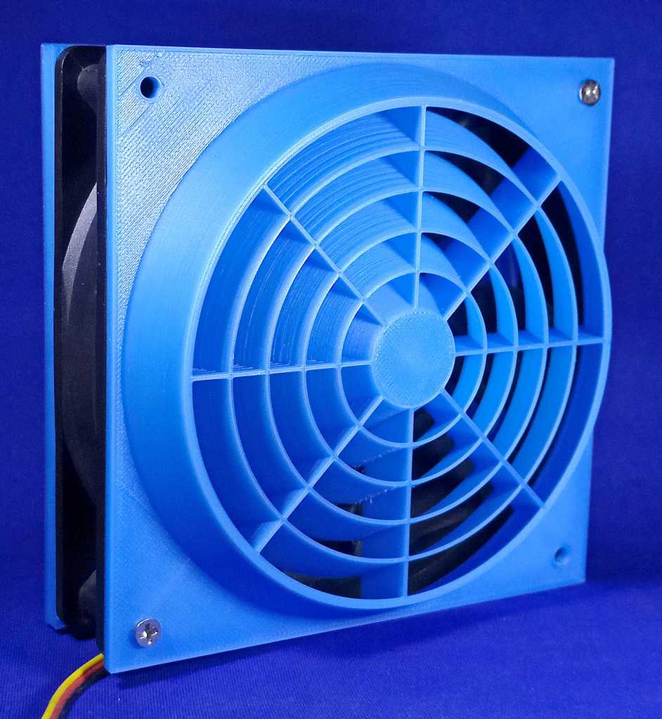 Ducted grill for 120mm computer fan (keep your VTX cool)
