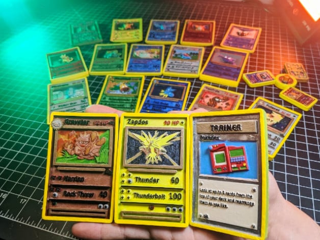 3D Printable Pokemon Cards (Part 4)