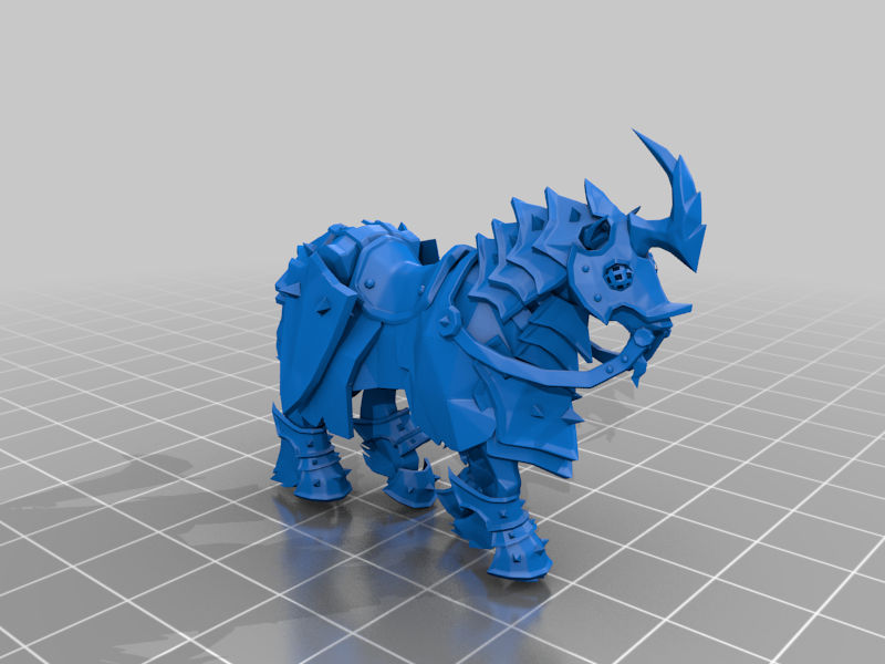 Armoured horse - Alliance pvp mount, resized and smoothed