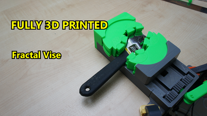 Fully 3D Printed Fractal Vise (Small)