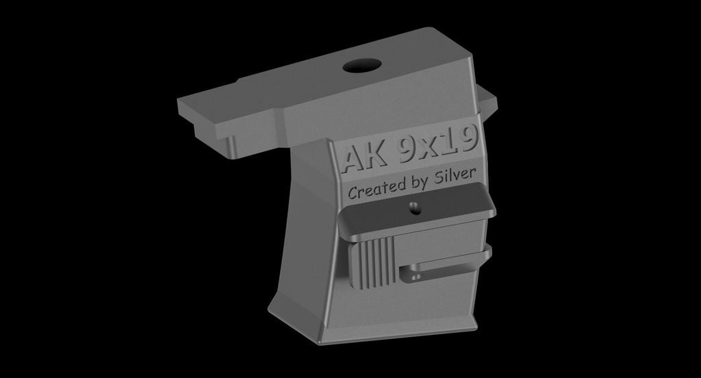 Airsoft MP5 mag adaptor for AK