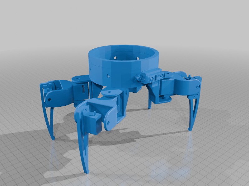 W.E.B.S (Open-Source Quadruped Spider Robot)