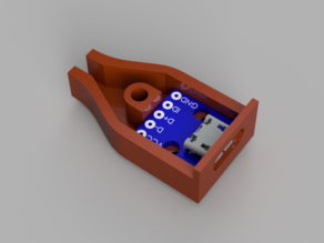 MicroUSB Pinboard Case 3D model