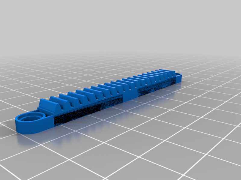 Lego Technic, Gear Rack 1 x 10 with Holes (6592)