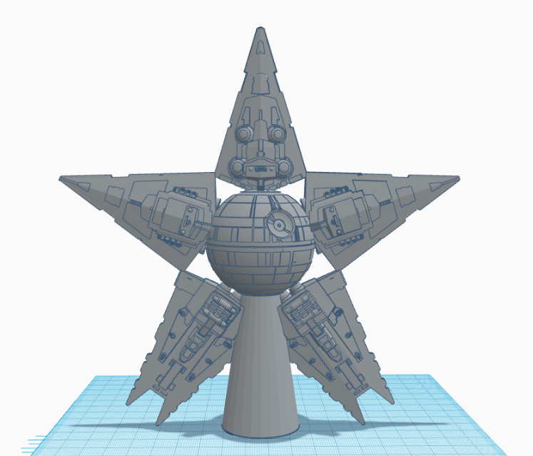 Ei9ht Star Wars Christmas Tree Star remix from Dantesgift