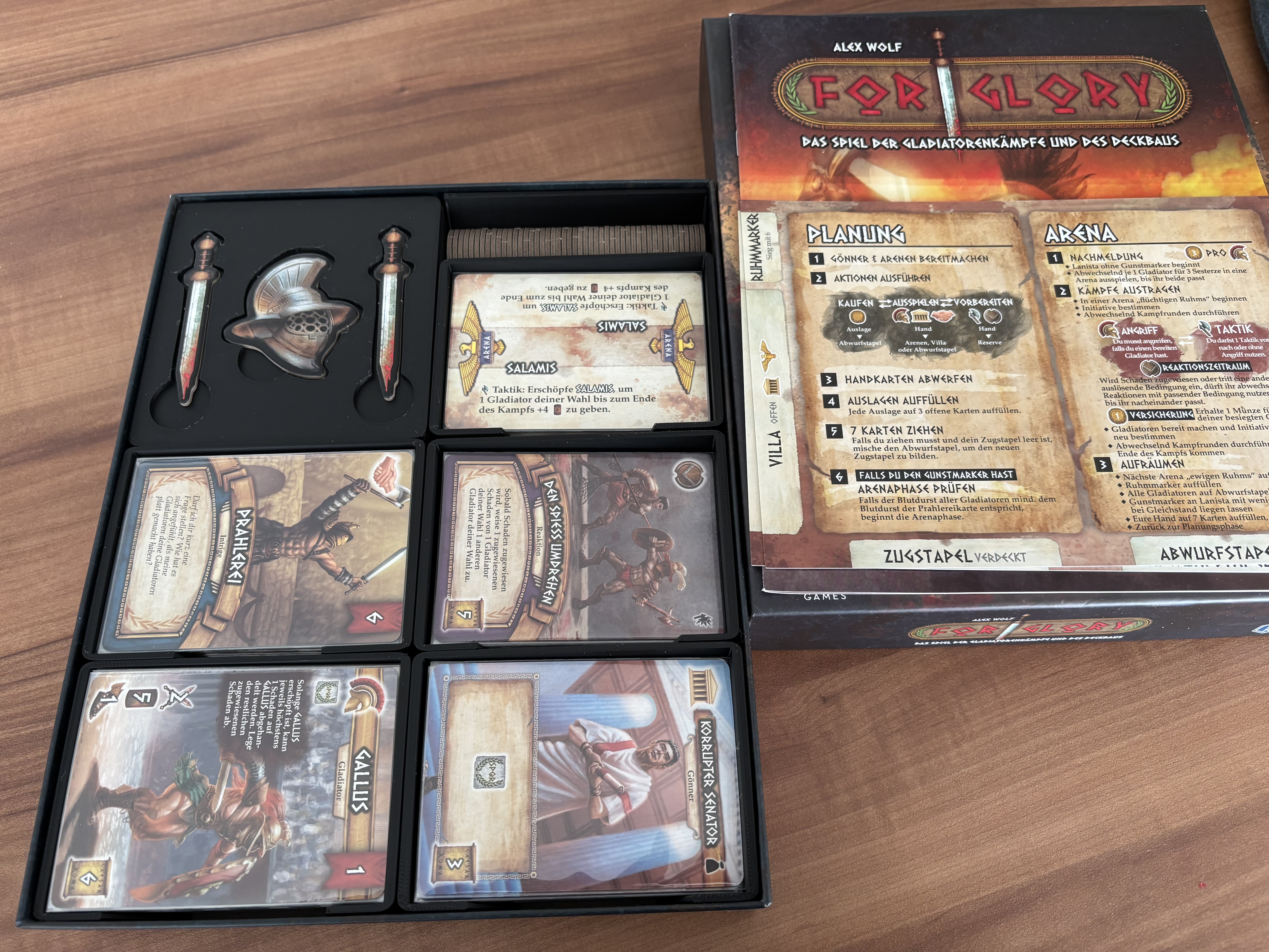 For Glory Insert for german edition