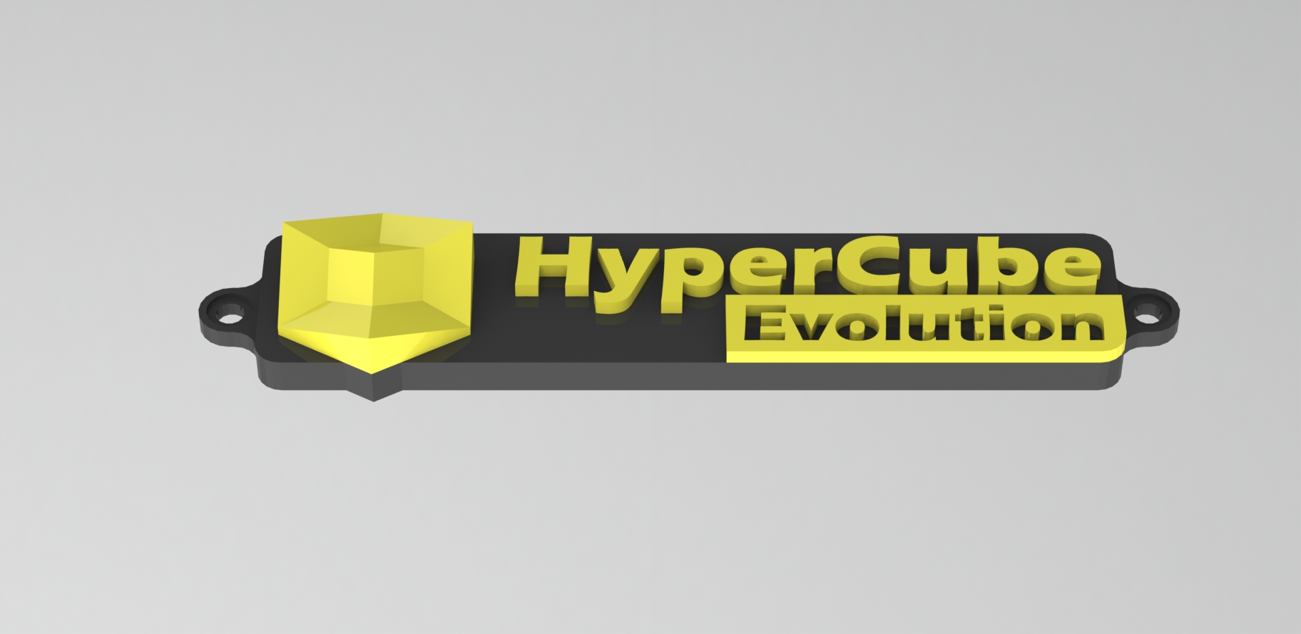 Nameplate for Hypercube Evolution with logo (Multi Parts)