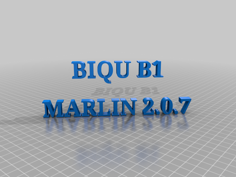 BIQU B1 Bltouch Homing Firmware Marlin 2.0.7