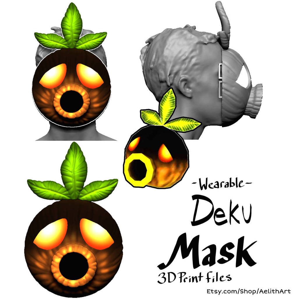 Wearable Deku Mask