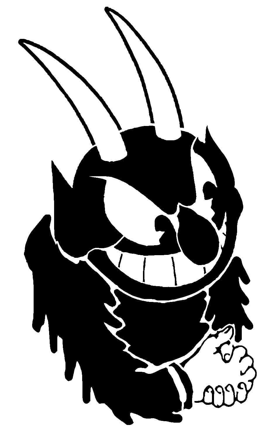 The Devil stencil