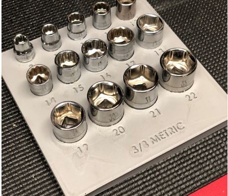 Metric Socket Organizer