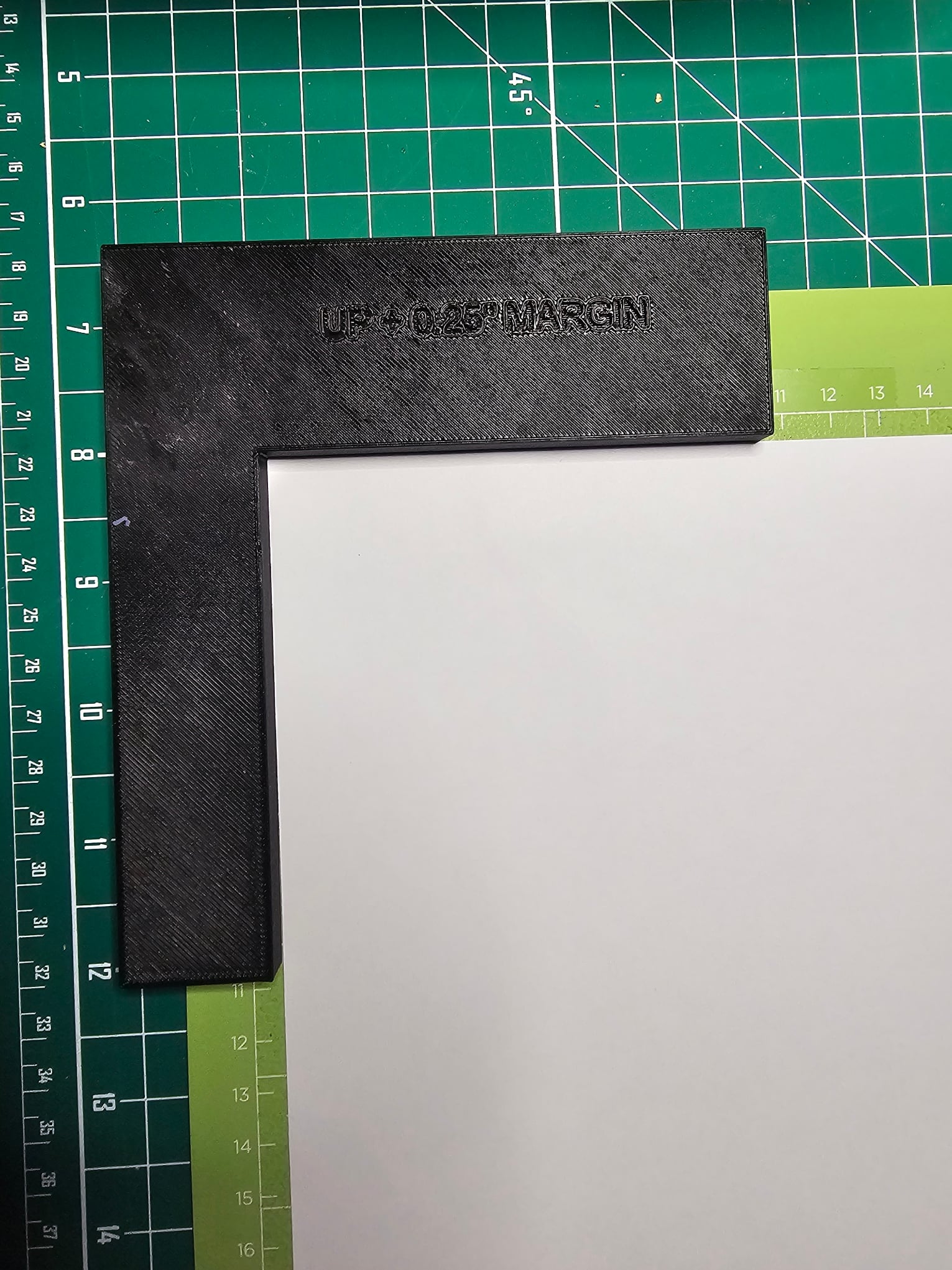 Cricut Cutting Mat Material/Paper Guide