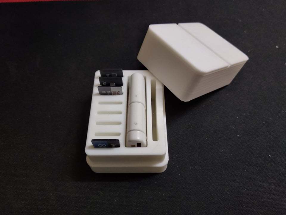 Micro SD card box with Creality USB card reader