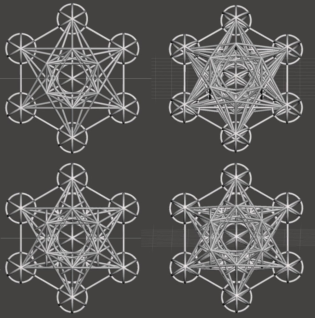 3D Metatron Sacred Geometry