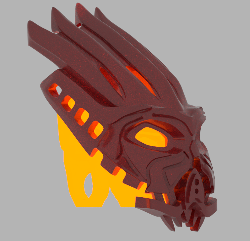 Element Lord of Fire Face/Helmet
