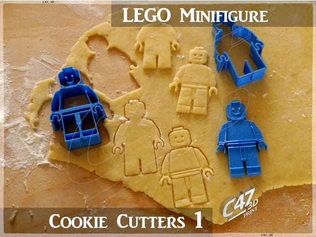 Lego Minifigure Cookie Cutters Set 1