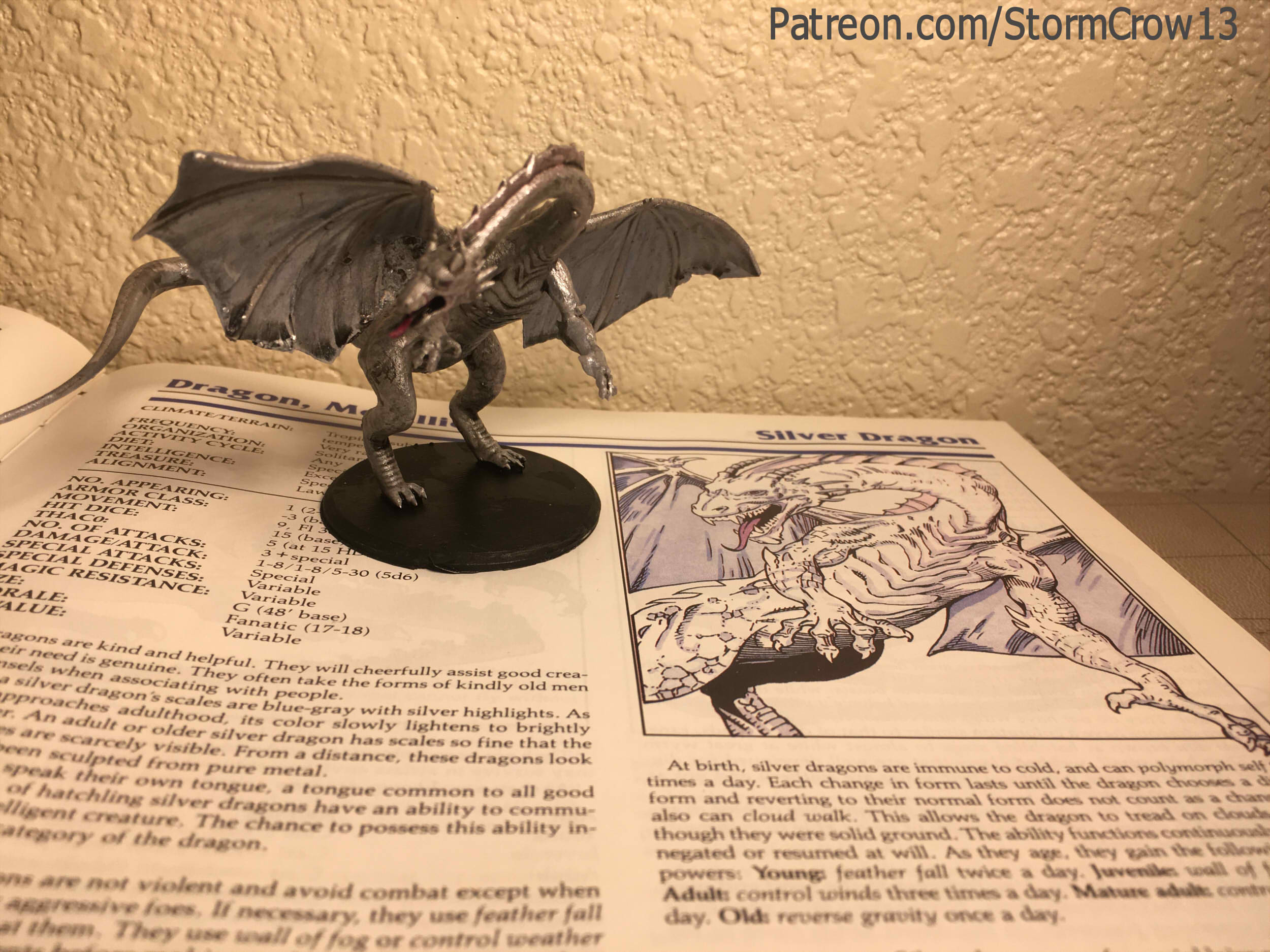 2nd Ed AD&D Silver Dragon