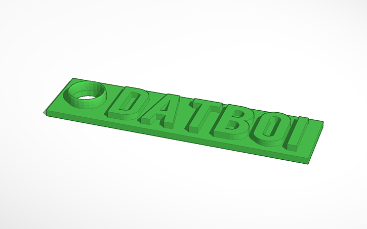 Dat Boi Keychain