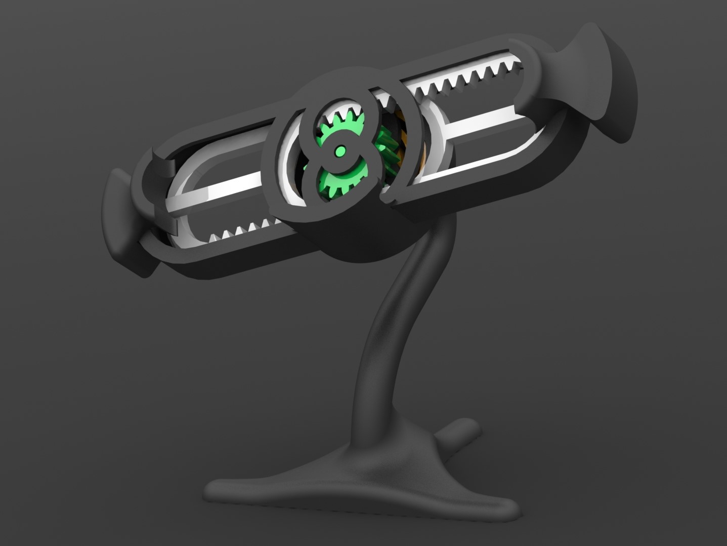 Mechanical Phone Stand - with printed spring