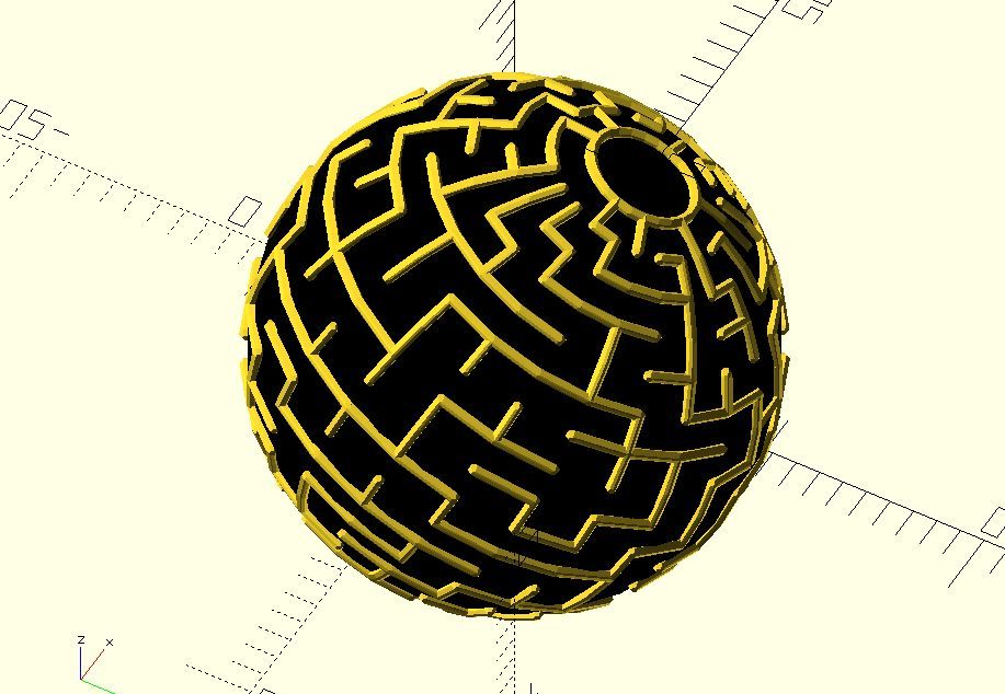 Sphere maze