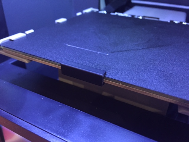 Up Mini 2 Build Plate Support Clip