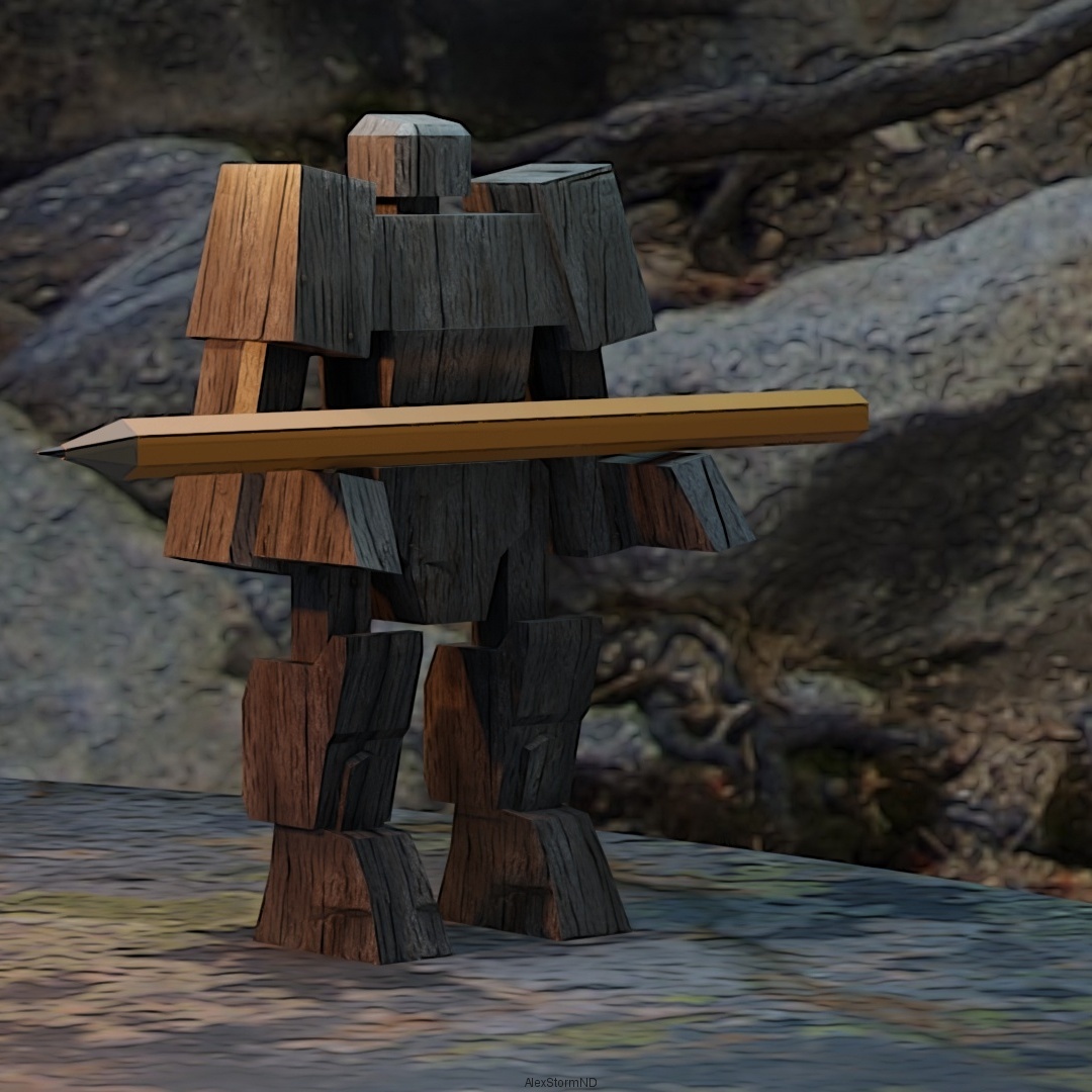 Pencil holder Robot