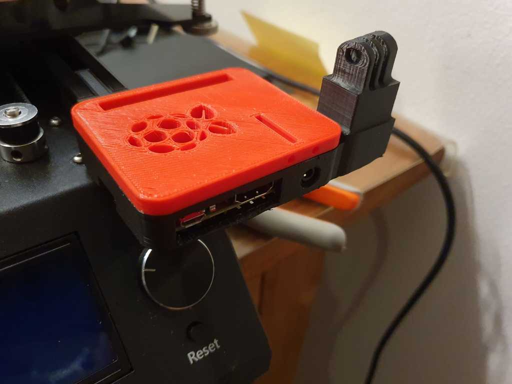 Tevo Michelangelo/Anet A9 GoPro Style Camera Mount with Raspberry Pi 3A+ Case
