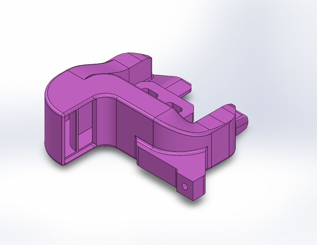 STEP file for Railcore Part Cooling Duct