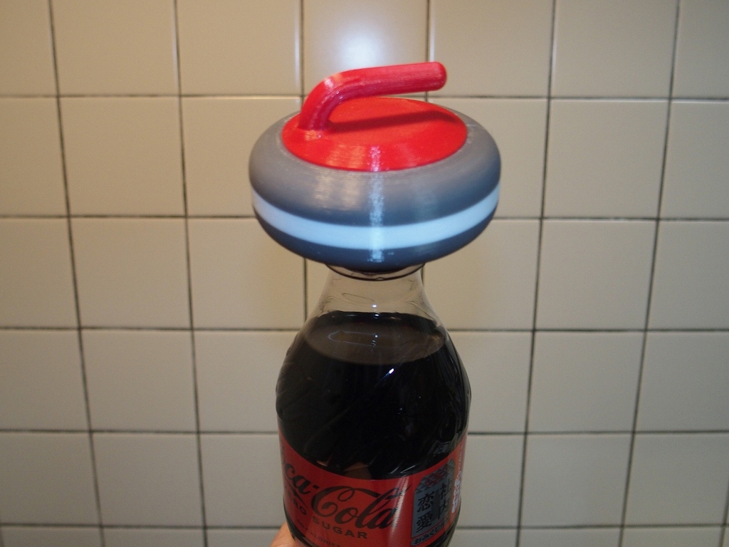 Curling Stone (PET bottle opener)