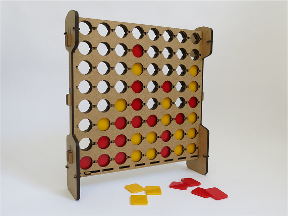OpenConnectLine - Board Game - Laser Cut (Connect Four, Lig4, Reversi, Othello)