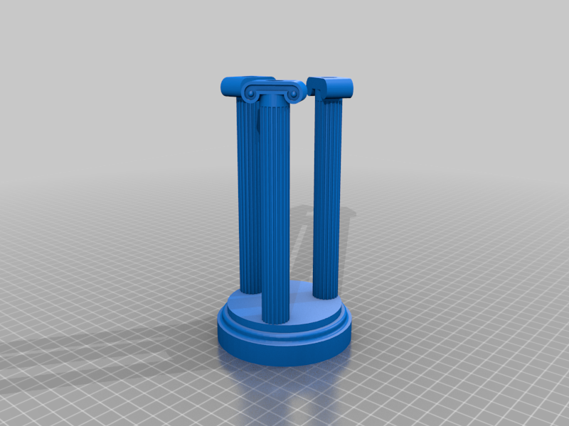 Column Display Stand and Decoration