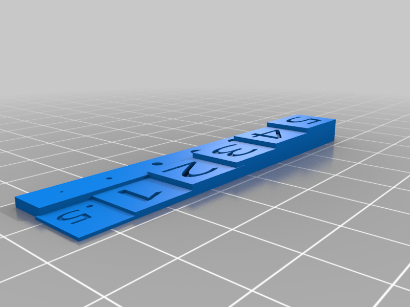 Simple 3D Printing Ruler