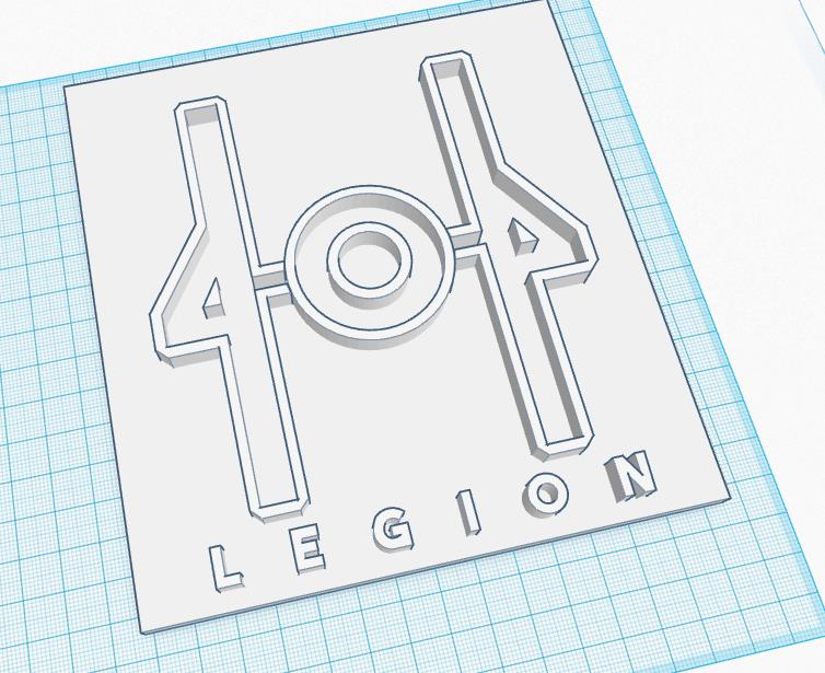 404th Legion Basic raised letter logo