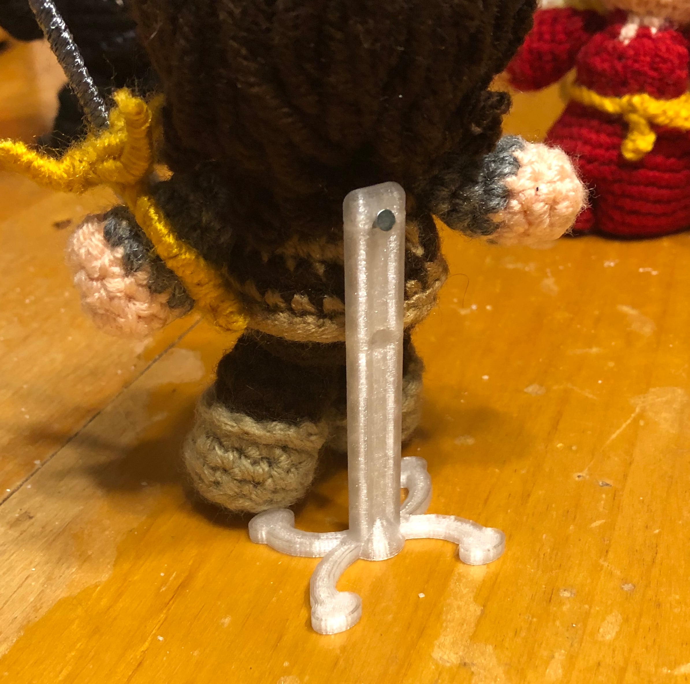 Crochet Figure Stand