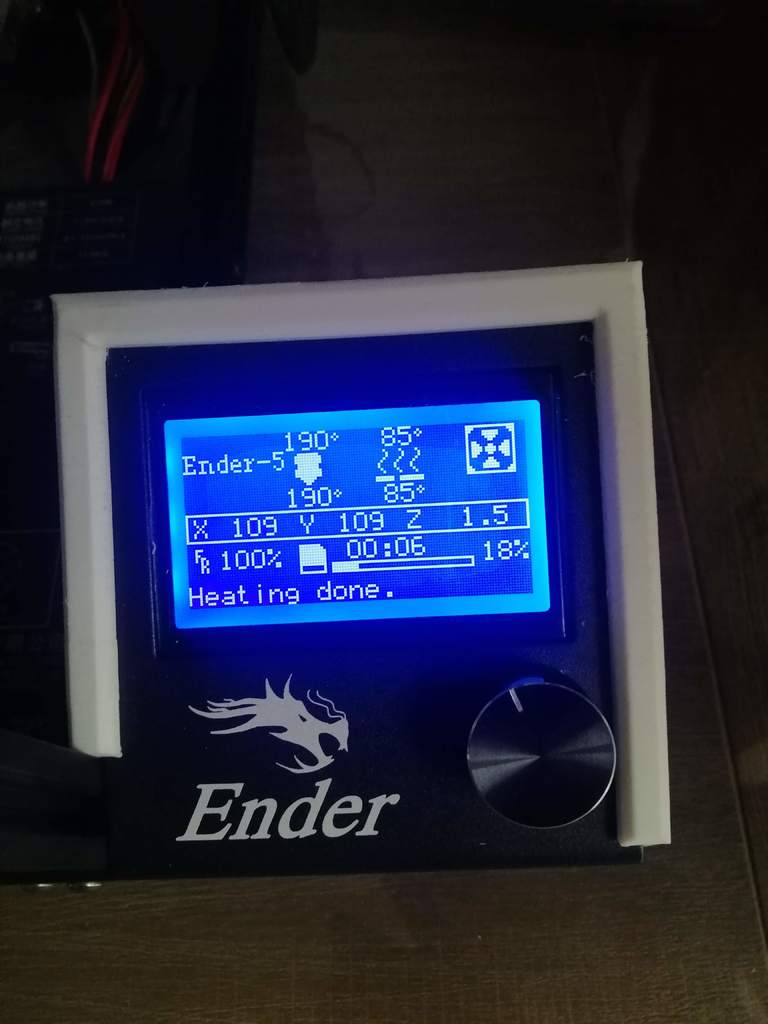 Ender 5 Control Panel Cover with Top Ventilation