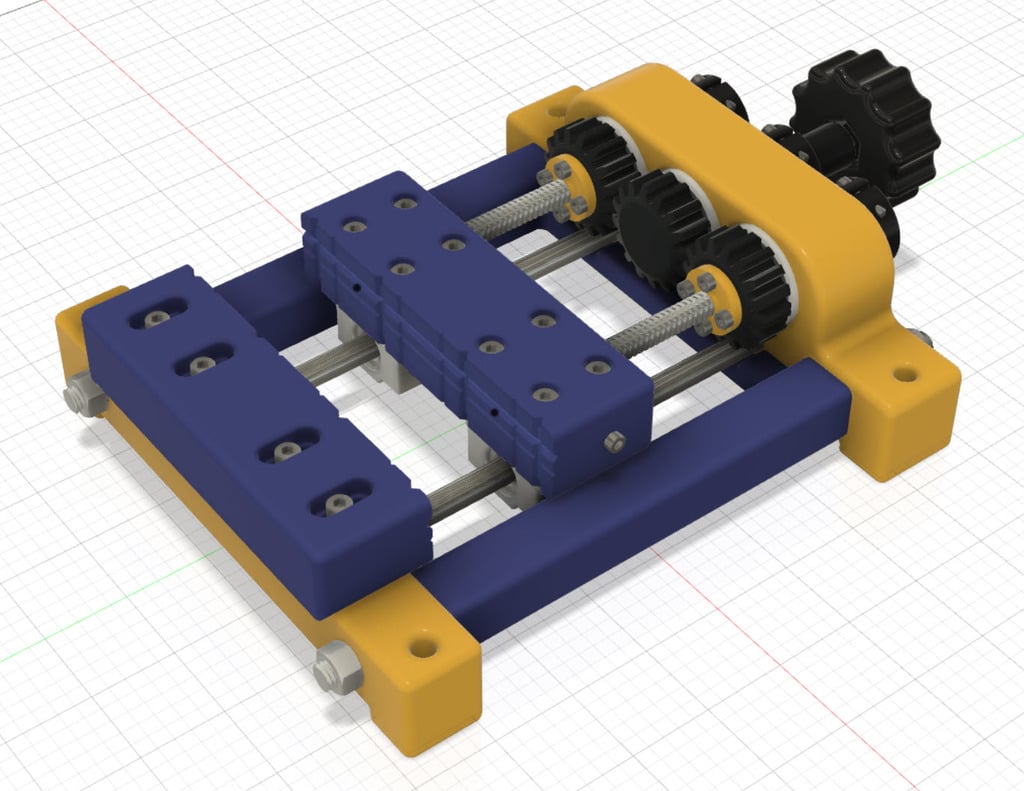 Desktop VISE with always parallell clamp jaws