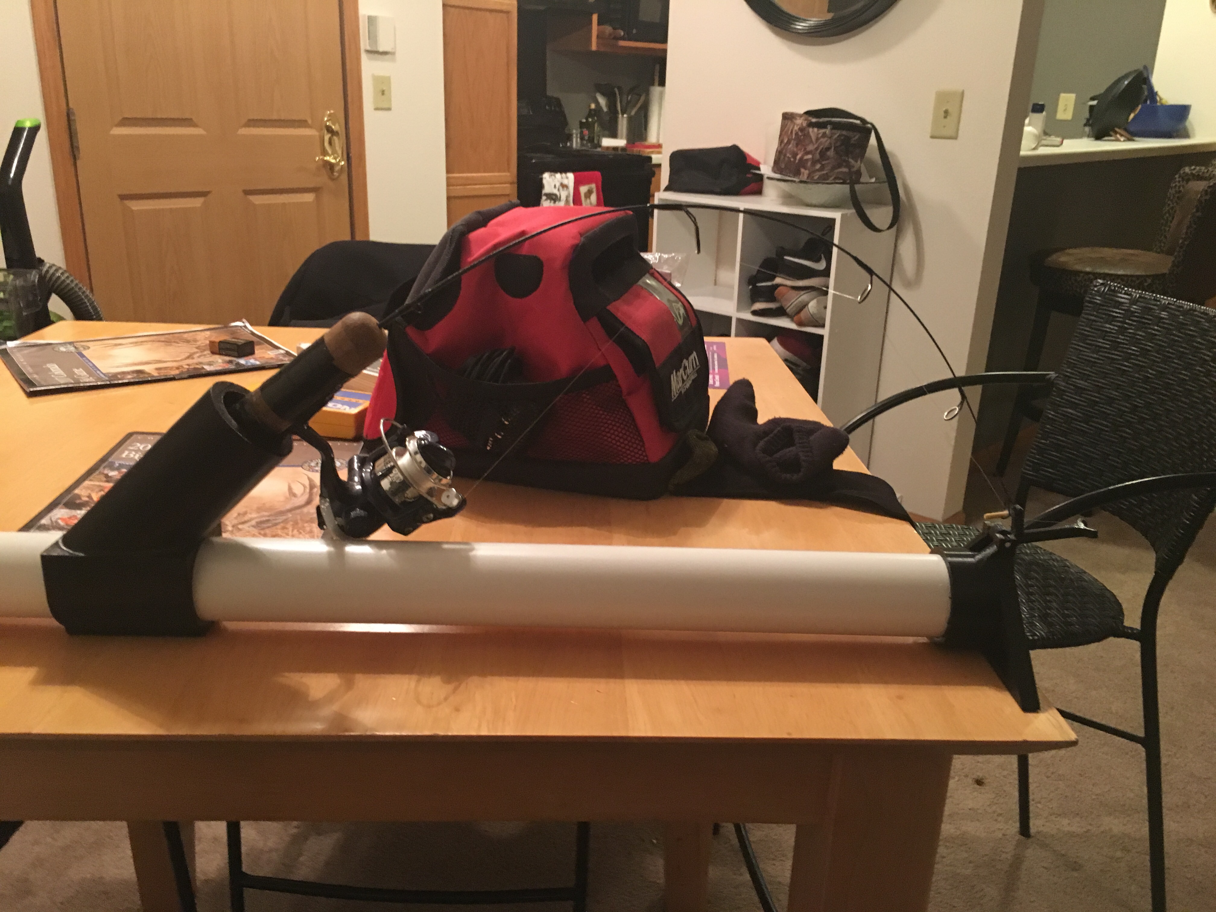 Auto Setting Jig Pole Tip-Up