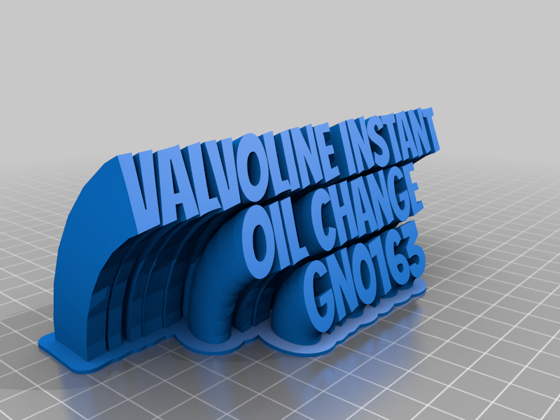 VALVOLINE INSTANT OIL CHANGE GN0163