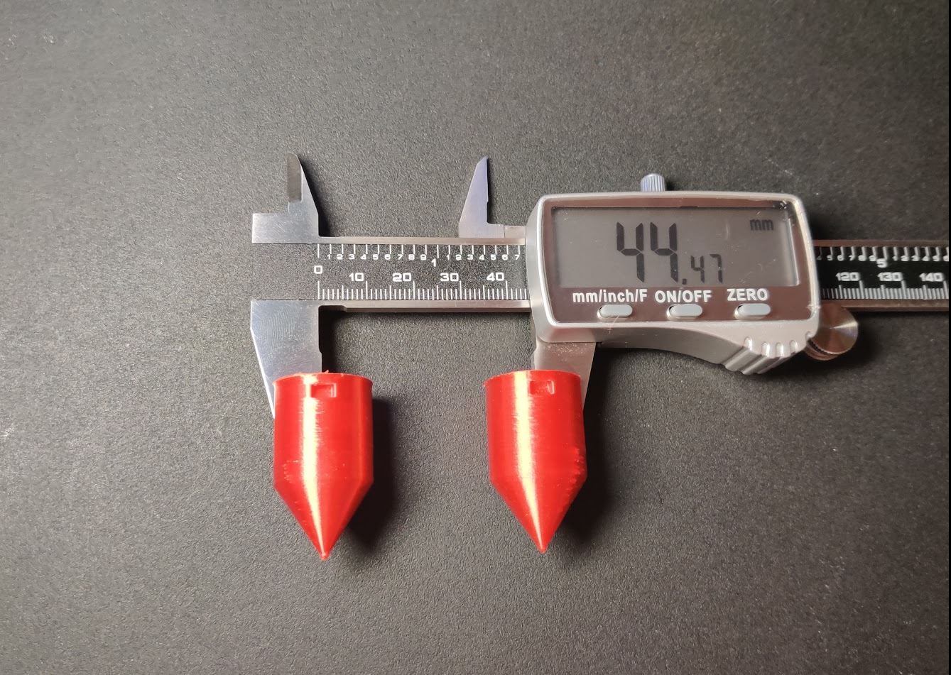Hole center attachment for calipers