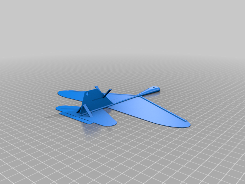 Glider deployed from rc plane 