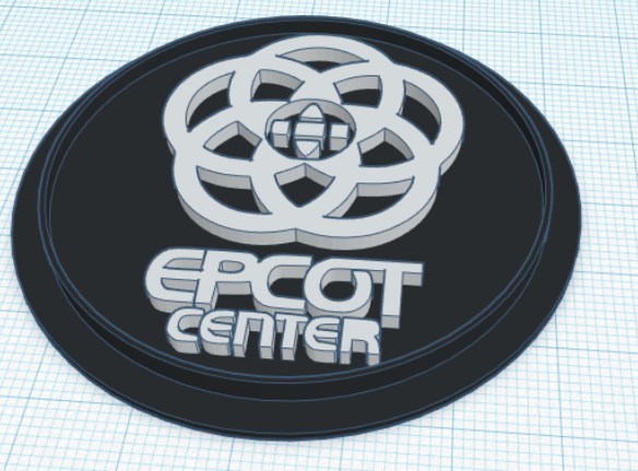 Epcot Retro Modular Logo Insert