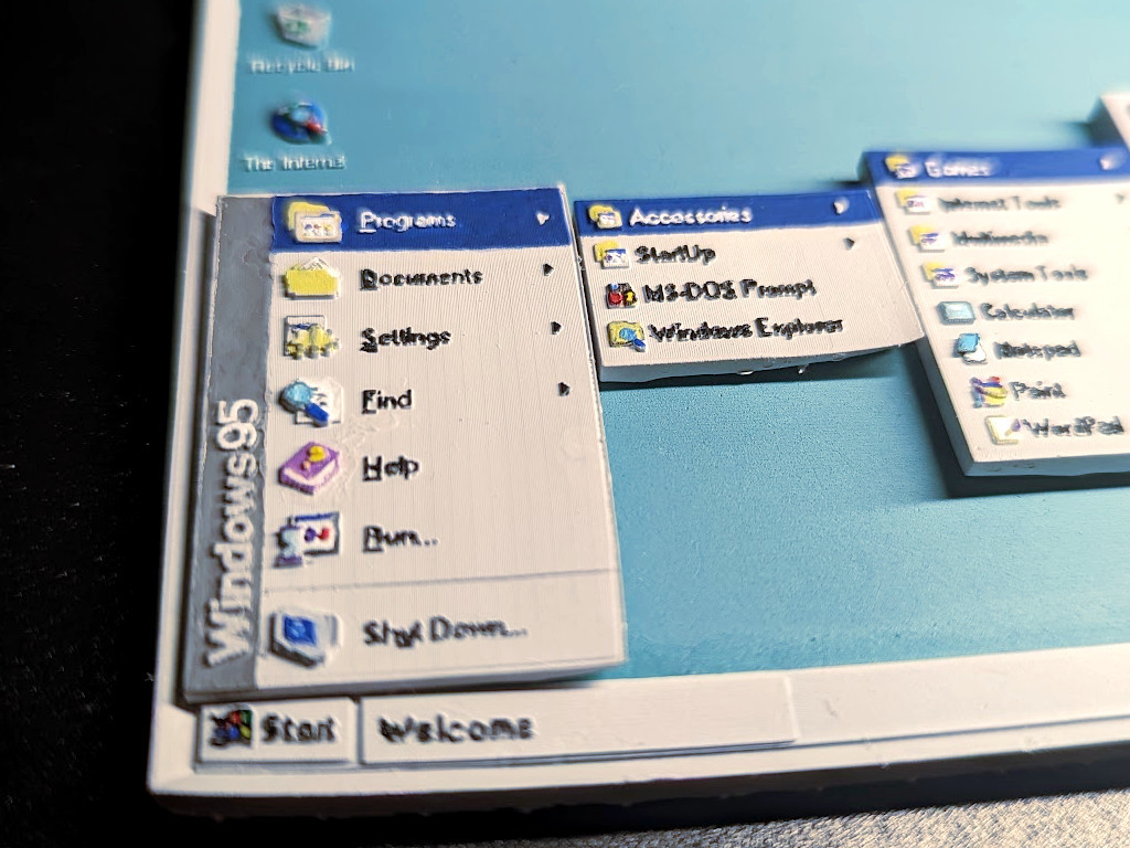 Printable Windows 95