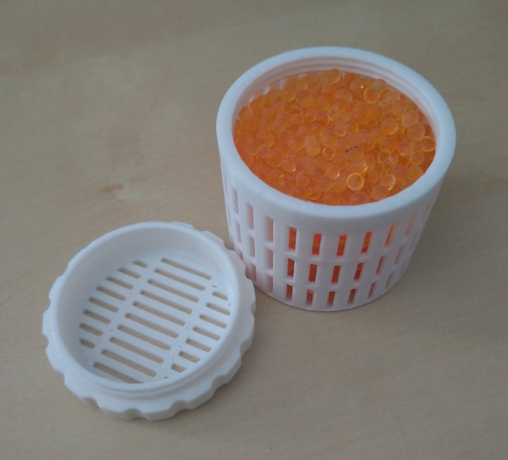 silica gel container