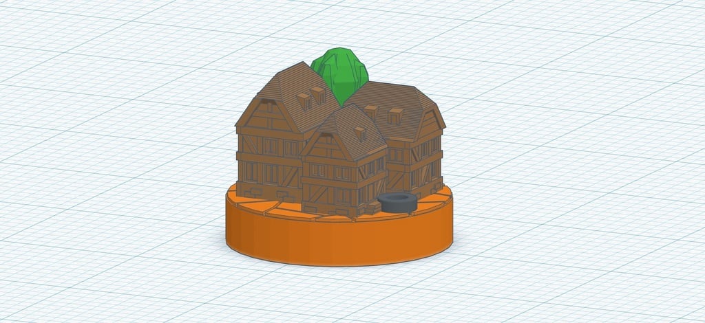 Smaller Catan 3D Settlement