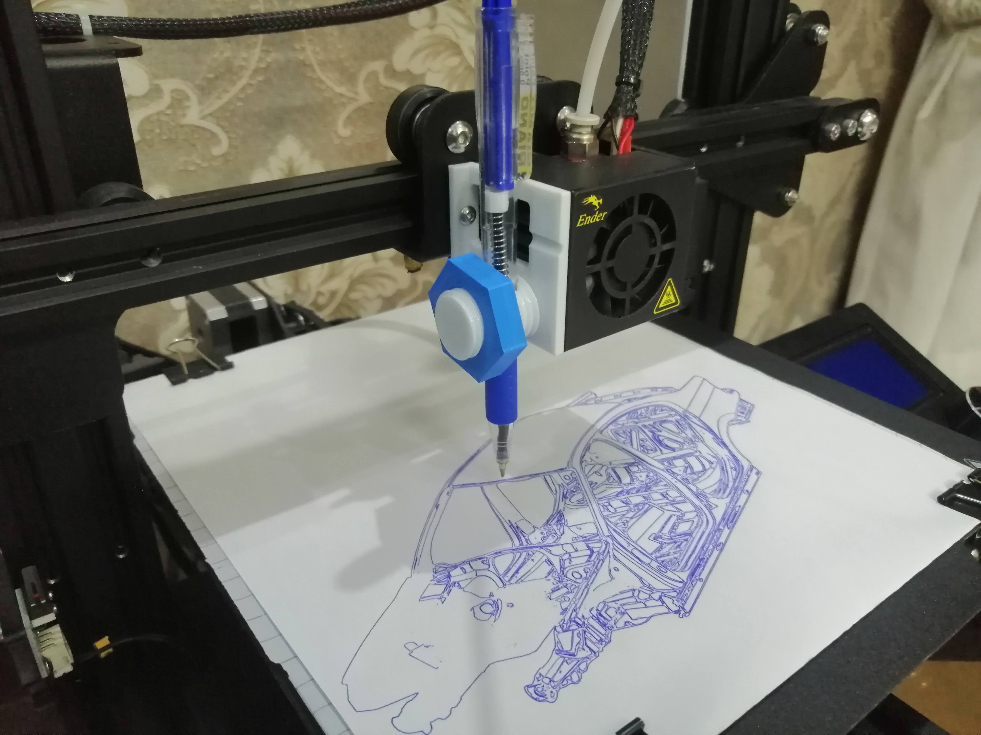 Pen Holder for  Ender 3 / Ender 3 pro/CR 10/Ender 5