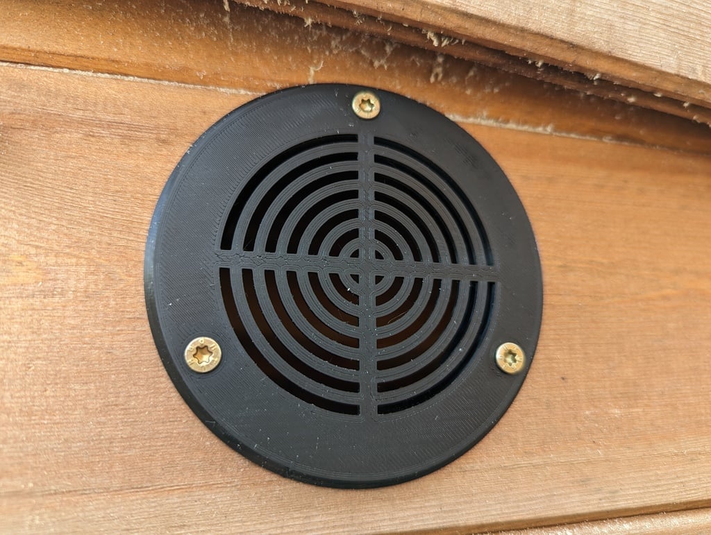 Air vent for shed (76mm hole)