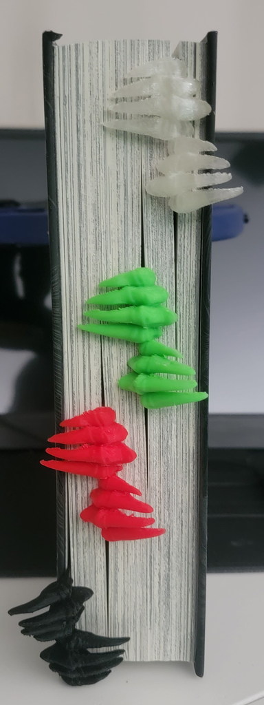 Claws Bookmark - Whole/Solid Piece 3D model