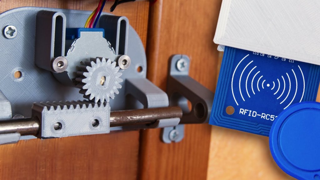 Door lock with Arduino (Let's Print Youtube Channel)
